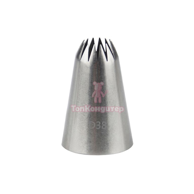 Насадка кондитерская №D38 "Звезда 14 лучей"