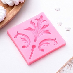 Молд силиконовый 7х1 см "Завитки"