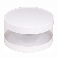 Коробка для торта "ТУБУС" 20 см*10 см белый