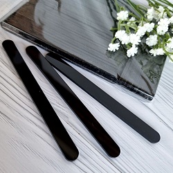 Палочки акриловые для эскимо 11 см "Черный" 12шт.