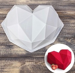 Форма для выпечки и муссовых десертов 21,5 х 20 см "Геометрия любви"