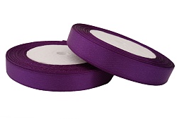 Лента атласная 1,2 см Фиолетовый 23 м